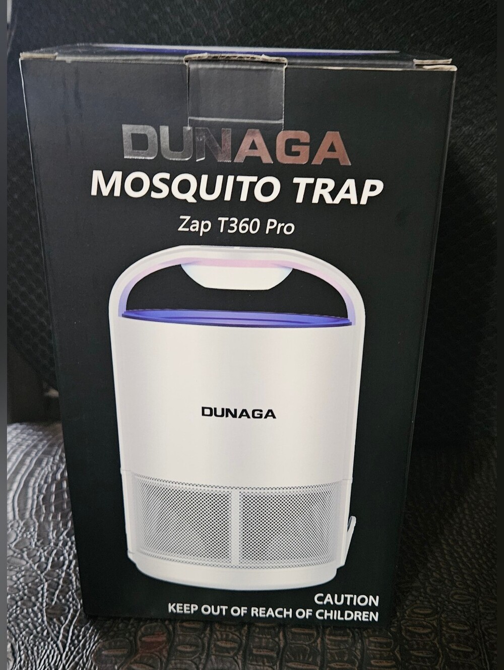 Dunags White Mosquito Trap Zap T360 Pro - Indoor Insect Catcher